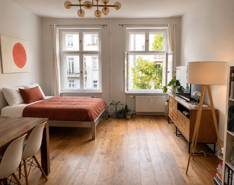 Möblierte 1-Zimmer-Wohnung in Prenzlauer Berg, Winsviertel, 3-6 Monate befristet — photo 1